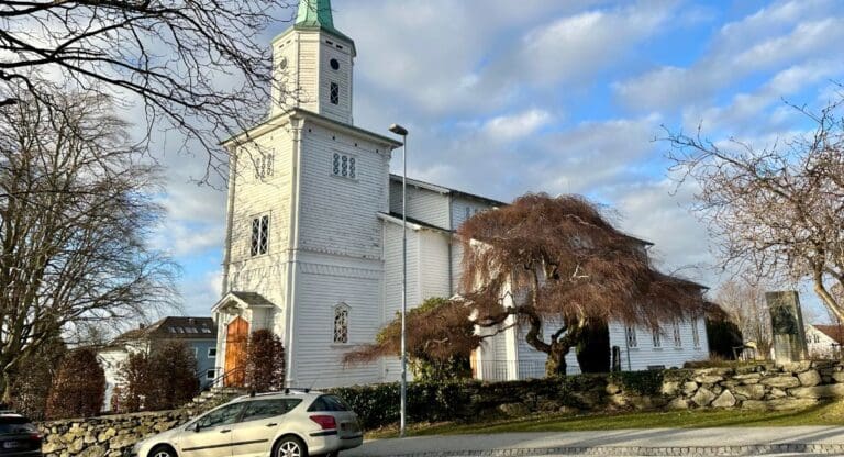 Hetlandskirken som representerer bispedømmet i Stavanger