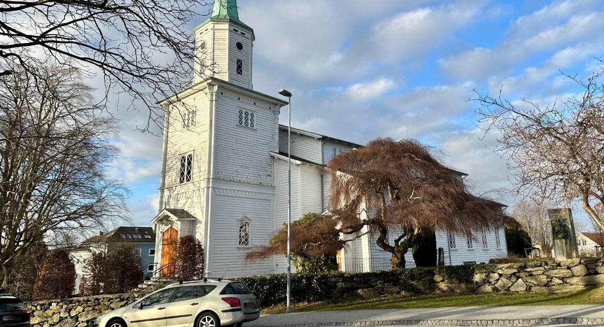 Hetlandskirken som representerer bispedømmet i Stavanger