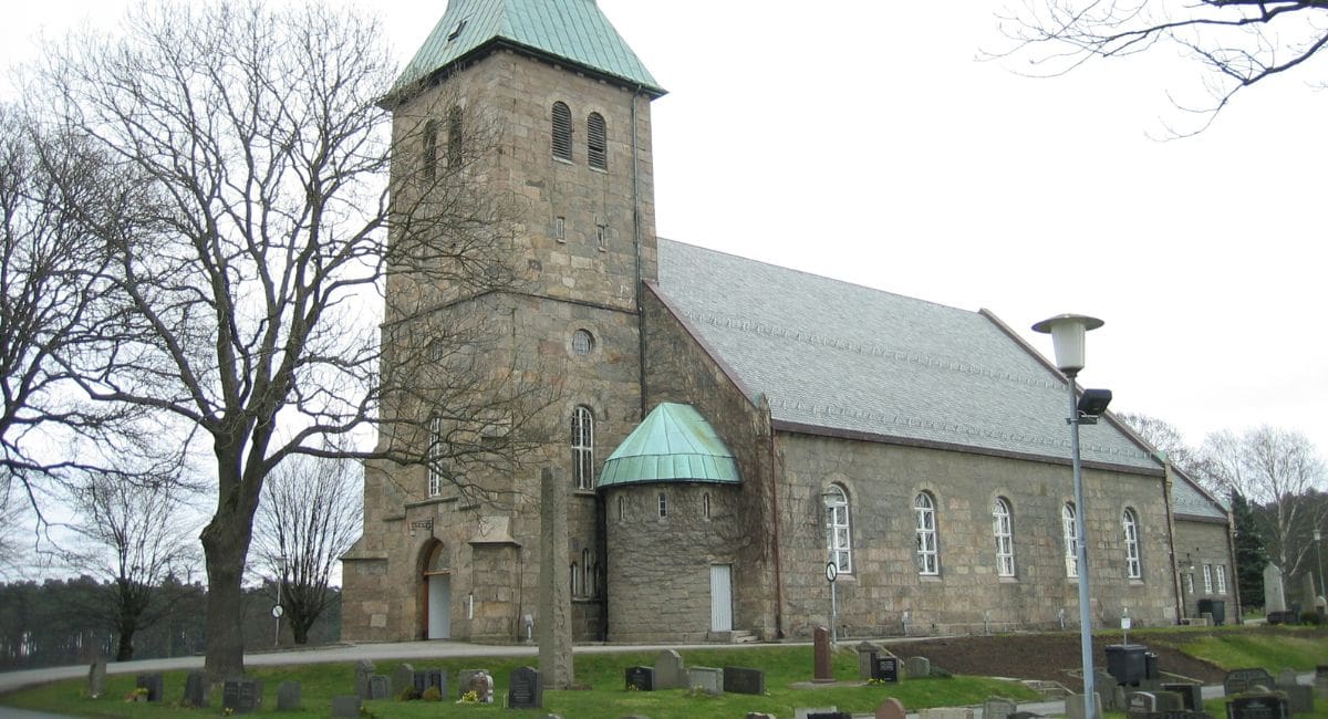 Tune kirke som representerer Borg bispedømme