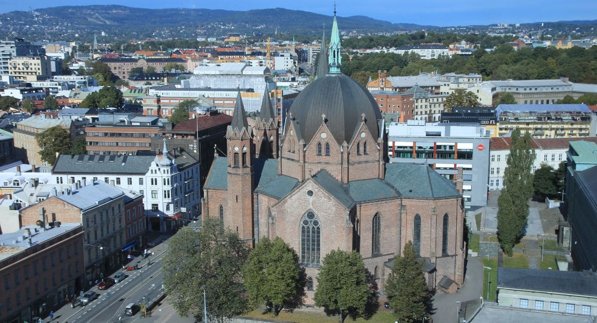 Trefoldighetskirken som representerer Oslo bispedømme