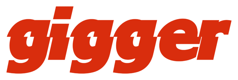 Gigger logo som er en plattform der du finner underholdning til ditt arrangement