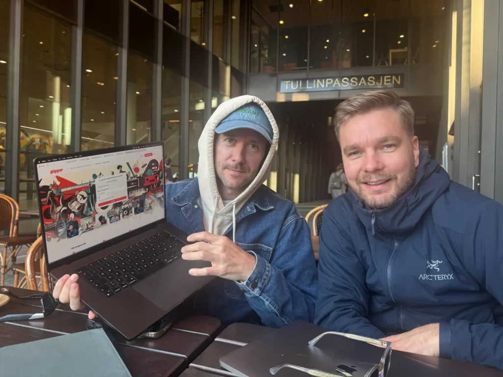 Thomas Finger'n og Morten 2 i Gigger