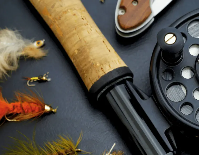 Photo by Pablo Gutierrez httpswww.pexels.comphotoblack-and-brown-fishing-rod-beside-hook-and-brown-knife-3690705